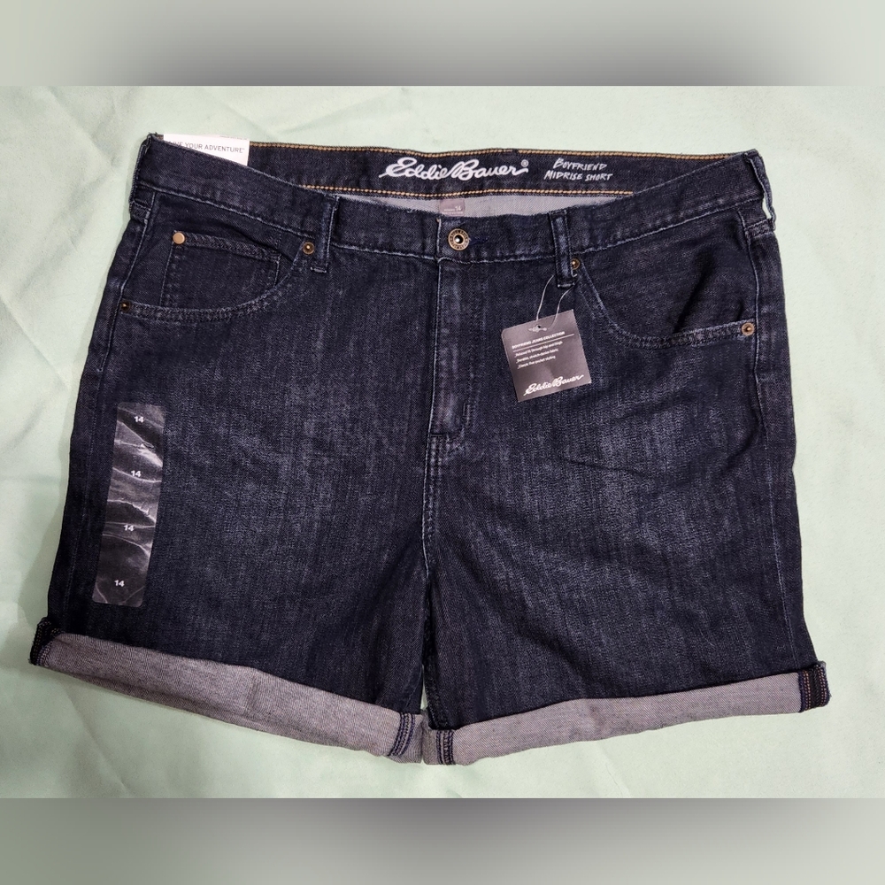 Eddie Bauer Rolled Boyfriend Shorts